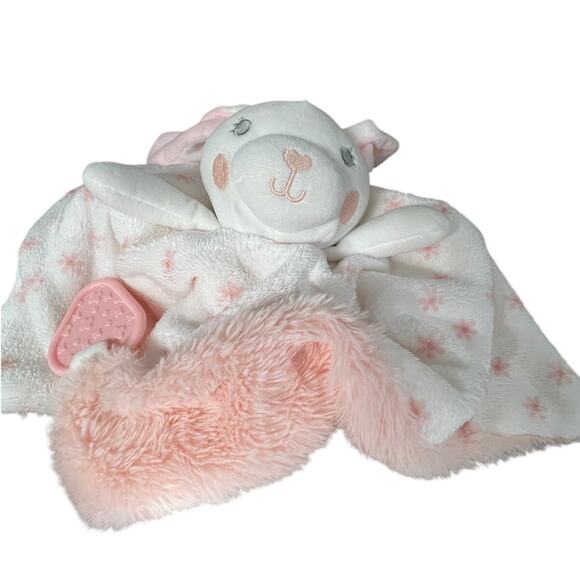 Dream Gro Pink Bunny Teething Lovey - Picture 2 of 6